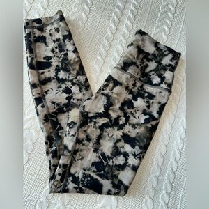 Lululemon Wunder Train HR Tight 25" Inseam Light Raw Linen Multi Size 4